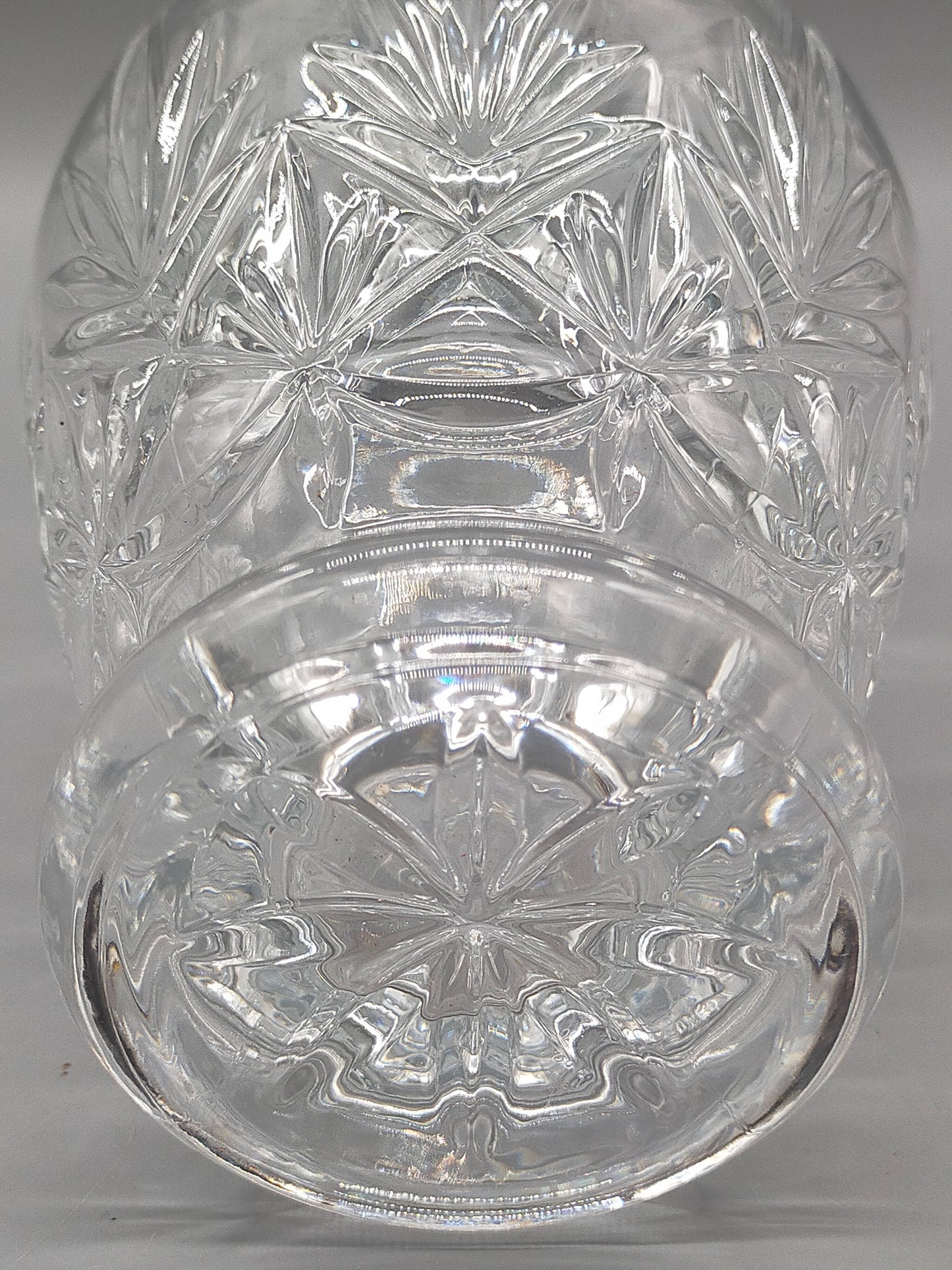 Elegante Cristal d'Arques Bleikristall Vase Klassischer Schliff