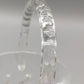 Eleganter Kristallkorb mit Schliff Glaskorb mit Henkel Dekorativ