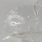 Eleganter Kristallkorb mit Schliff Glaskorb mit Henkel Dekorativ