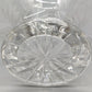 Eleganter Kristallkorb mit Schliff Glaskorb mit Henkel Dekorativ