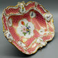 Lindner Porzellan Schale Prinzess Rosa Gold Blumendekor Prunkschale