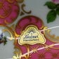 Lindner Porzellan Schale Prinzess Rosa Gold Blumendekor Prunkschale