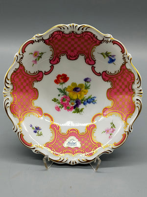 Lindner Porzellan Schale Princess – Blumendekor & Goldstaffage