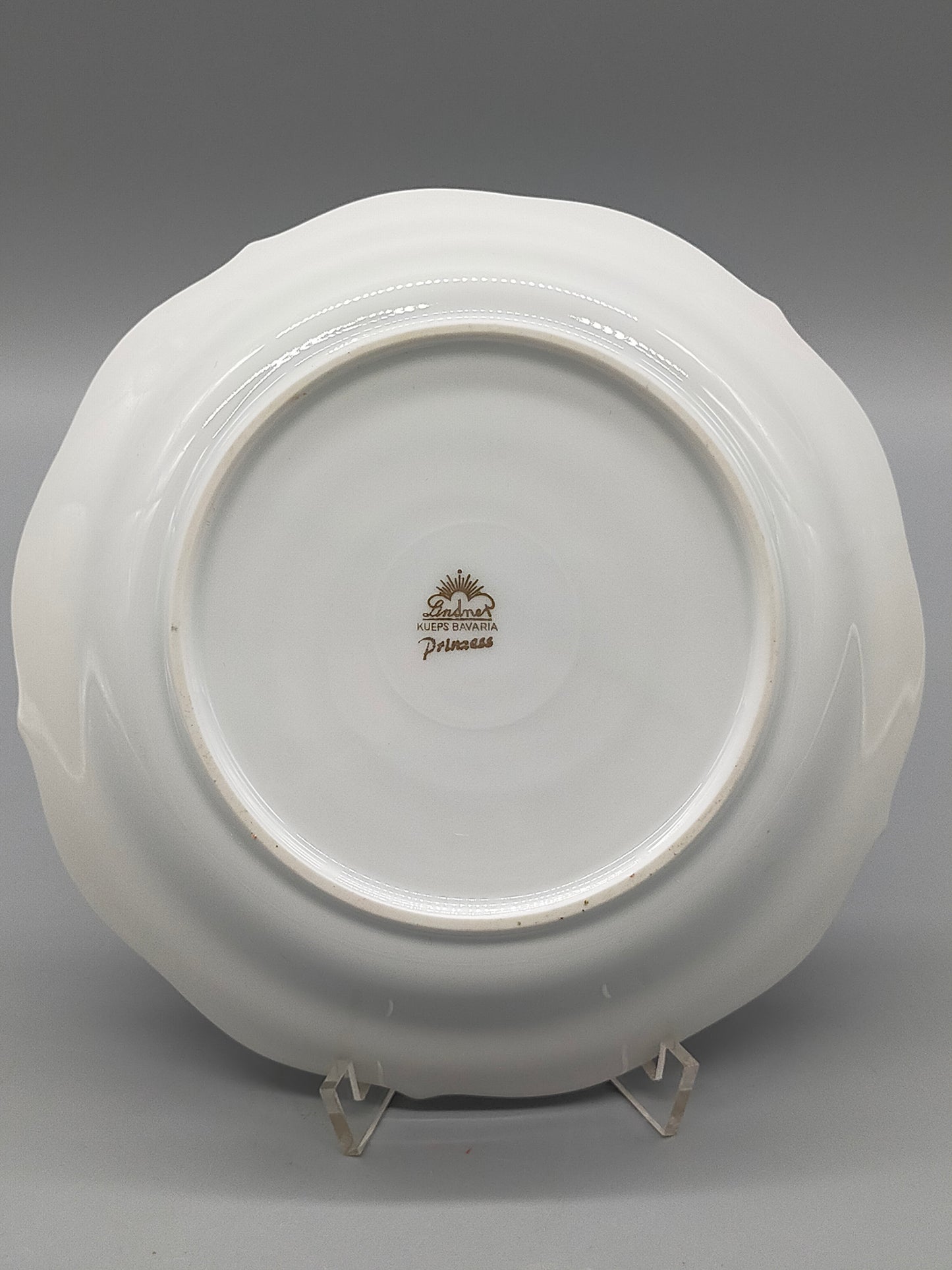 Lindner Kueps Bavaria Prinzess Porzellan Schale – Blumen & Golddekor
