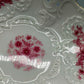 Edle Lindner Porzellanschale Sonett R Rosa Blumen & Goldrand