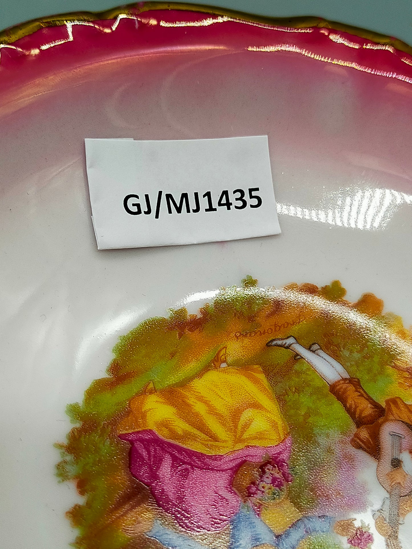 Kleiber Bavaria Porzellan Schale Fragonard Mit Goldrand & Liebespaar