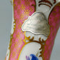 Lindner Kueps Bavaria Porzellan Vase Prinzess rosé mit Goldstaffage