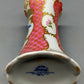 Lindner Kueps Bavaria Porzellan Vase Prinzess rosé mit Goldstaffage