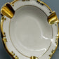 Edles Porzellan-Aschenbecher Set – Bavaria Golddekor (3 Stk.)