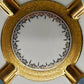Edles Porzellan-Aschenbecher Set – Bavaria Golddekor (3 Stk.)