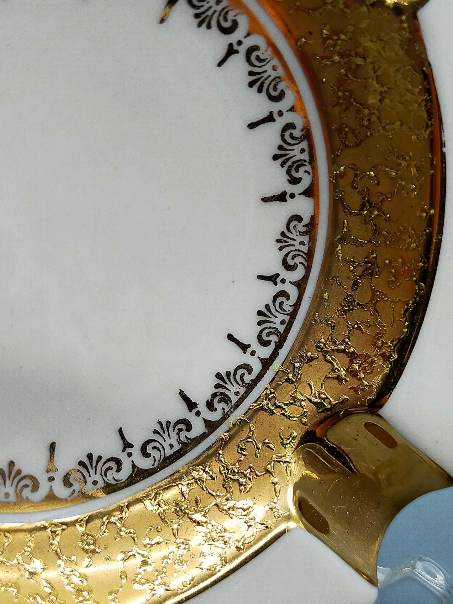 Edles Porzellan-Aschenbecher Set – Bavaria Golddekor (3 Stk.)