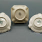 Edles Porzellan-Aschenbecher Set – Bavaria Golddekor (3 Stk.)