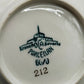 Edles Porzellan-Aschenbecher Set – Bavaria Golddekor (3 Stk.)