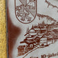Wandbild Obertilliach Keramikfliese auf Holzrahmen