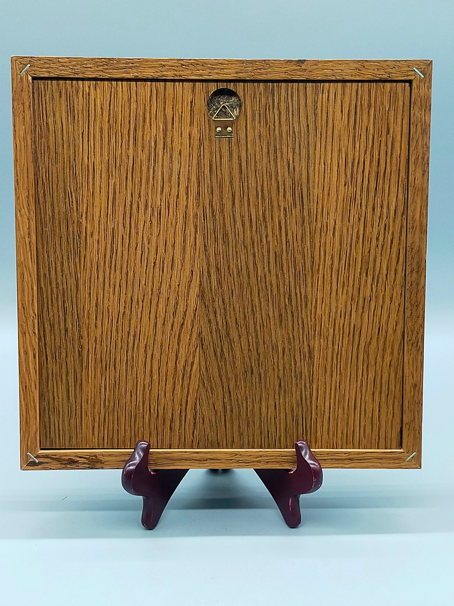 Wandbild Obertilliach Keramikfliese auf Holzrahmen