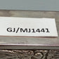 Edle 925 Silber Dose mit Vogelmotiv Antike Schatulle Vergoldet