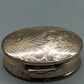 Elegante Pillendose aus 925 Silber mit Gravur Ovale Dose