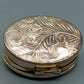 Elegante Pillendose aus 925 Silber mit Gravur Ovale Dose