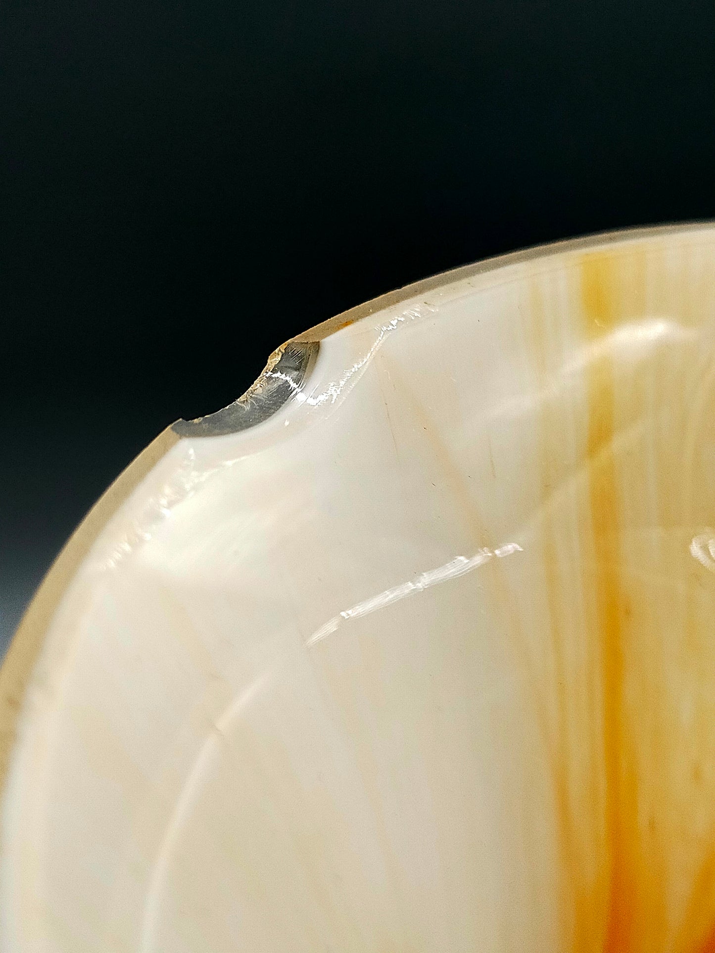 Antike Tischlampe Neoklassizismus Säule mit Glas Schirm