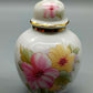 Porzellan Deckeldose T. Limoges Blumenmotiv mit Goldverzierungen