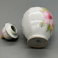 Porzellan Deckeldose T. Limoges Blumenmotiv mit Goldverzierungen