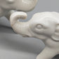 Zwei Elefanten Figuren aus Wagner & Apel Deko Porzellanfiguren Set