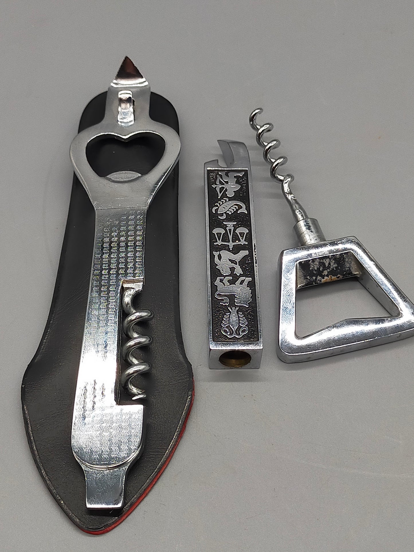 Vintage Barset Flaschenöffner & Korkenzieher mit Sternzeichen