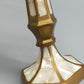 Elegante Messing Kerzenständer mit Perlmutt – 2er Set Tischleuchter