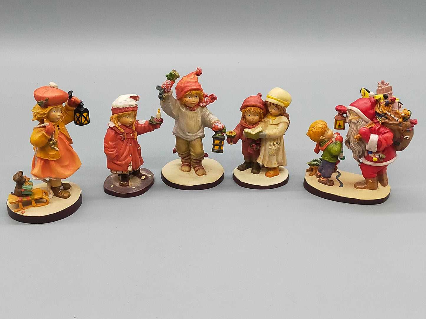 Original Lisi Martin by Dolfi – 5-teiliges Weihnachtsfiguren Set