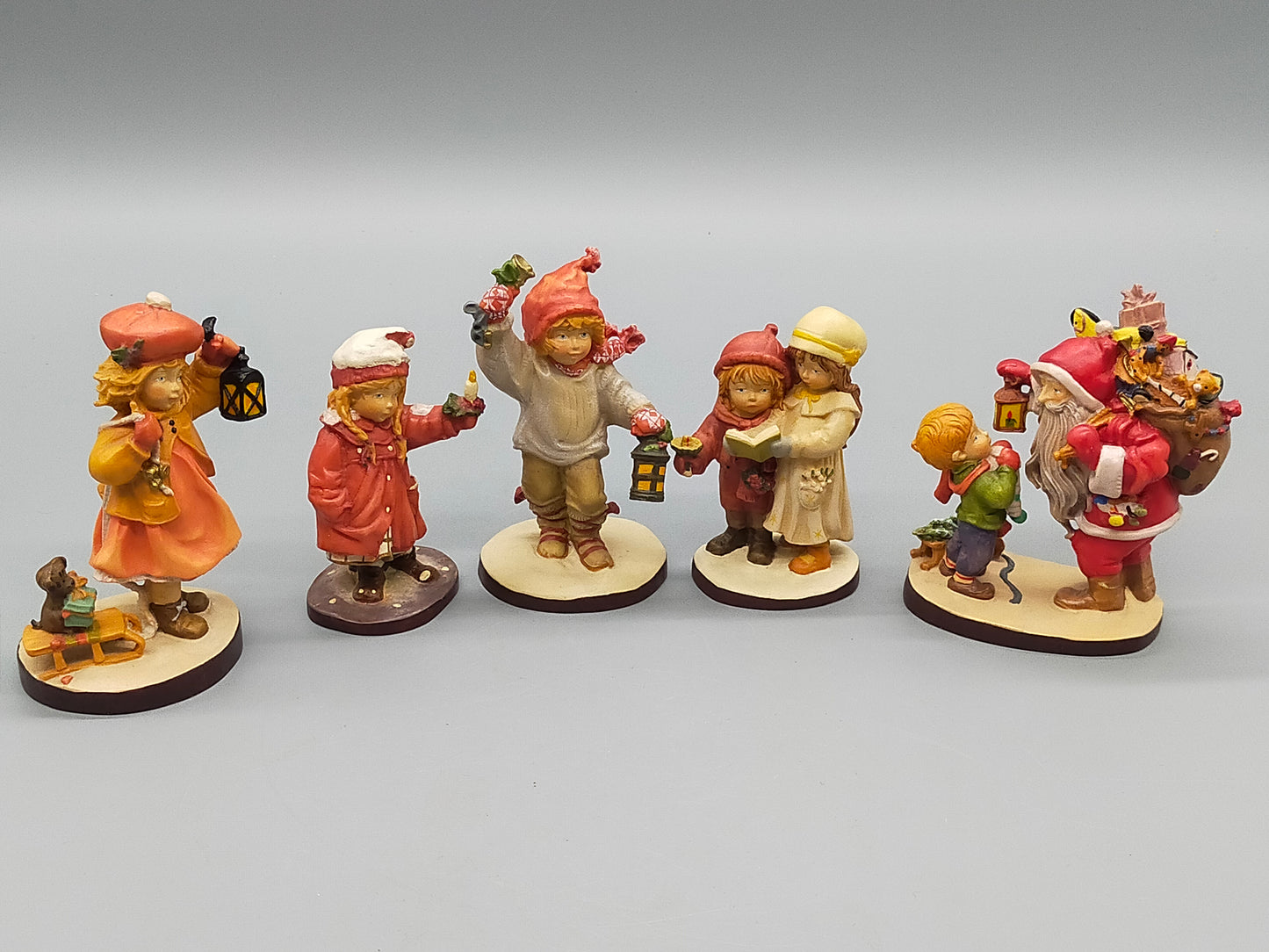 Original Lisi Martin by Dolfi – 5-teiliges Weihnachtsfiguren Set
