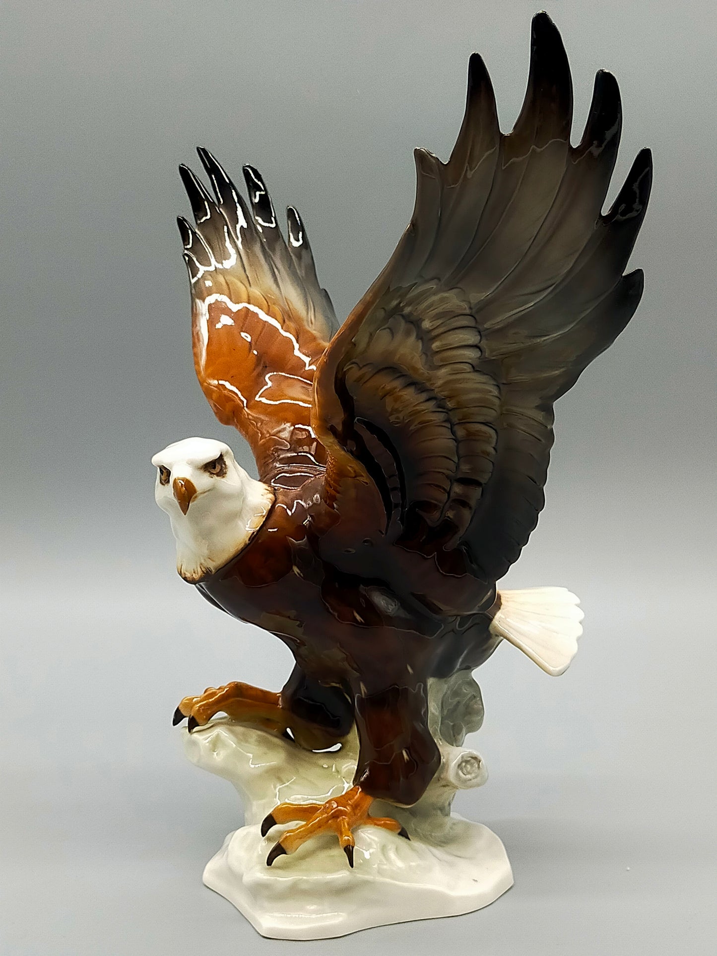 Hutschenreuther – Porzellanfigur Fliegender Adler  Porzellan
