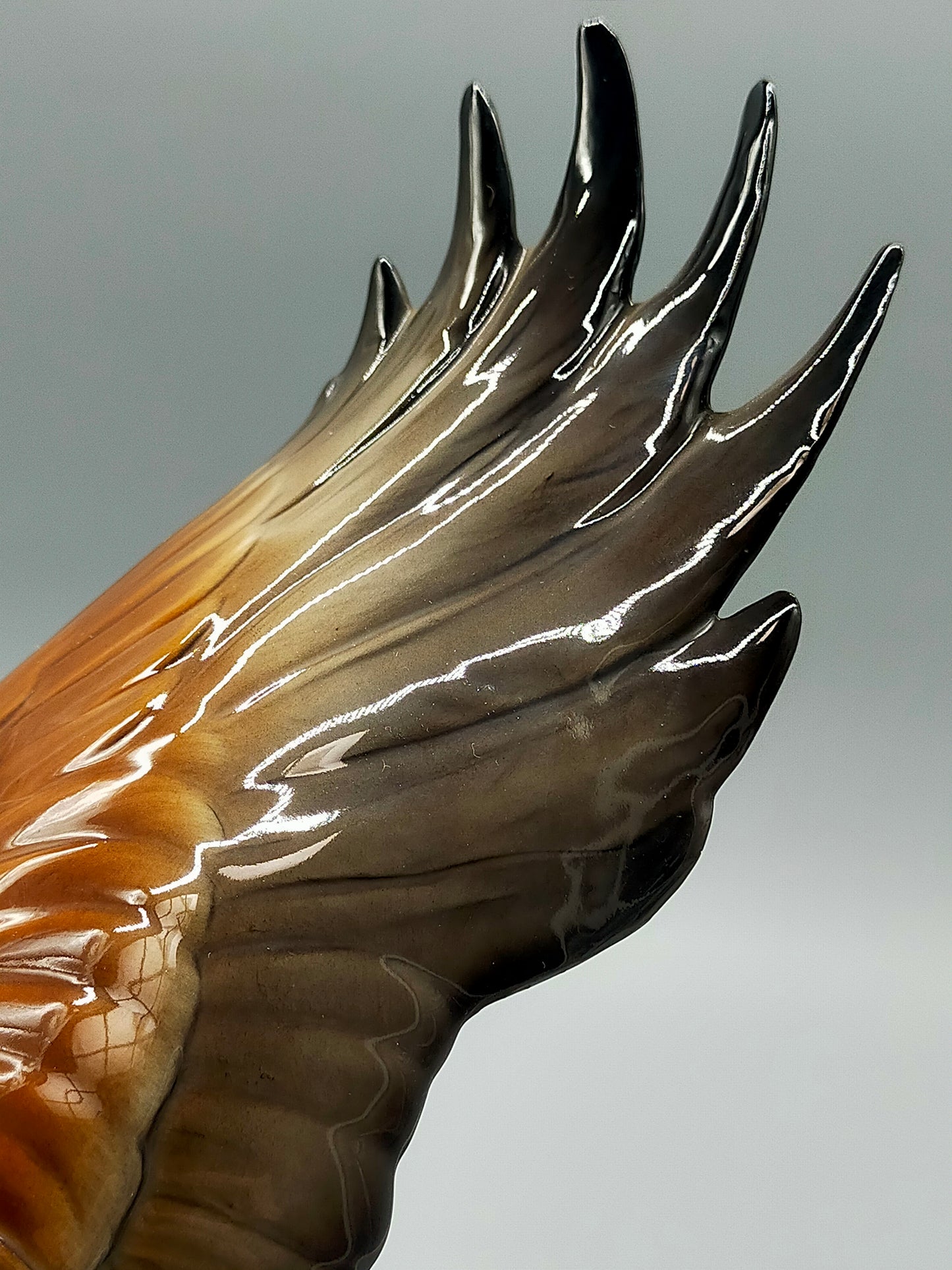 Hutschenreuther – Porzellanfigur Fliegender Adler  Porzellan
