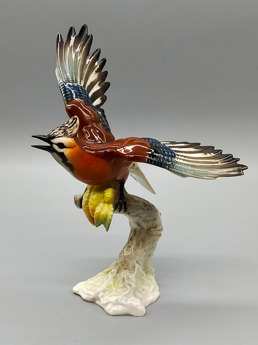 Hutschenreuther Porzellanfigur Eichelhäher – Kunstabteilung