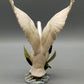 Elegante Hutschenreuther Porzellanfigur Einfallender Schwan Kunstabteilung