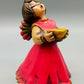Original Thun Bozner Engel Rot – Handbemalte Keramik Figur