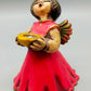 Original Thun Bozner Engel Rot – Handbemalte Keramik Figur