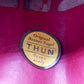 Original Bozener Engel XL THUN Keramikfigur Engel Rot Gold mit Kerze