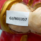 Original Bozener Engel XL THUN Keramikfigur Engel Rot Gold mit Kerze