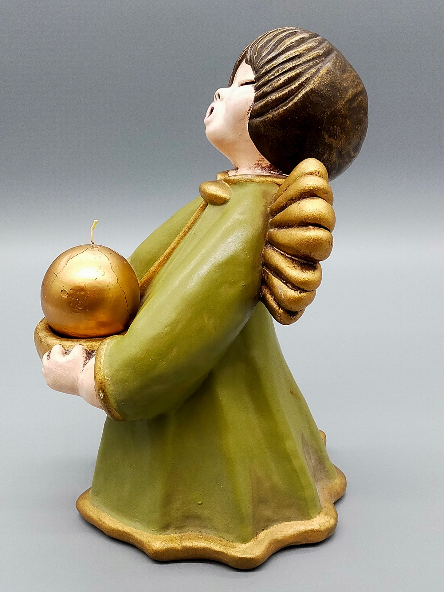 Original Bozner Engel THUN – Große Engel-Figur mit Kerze