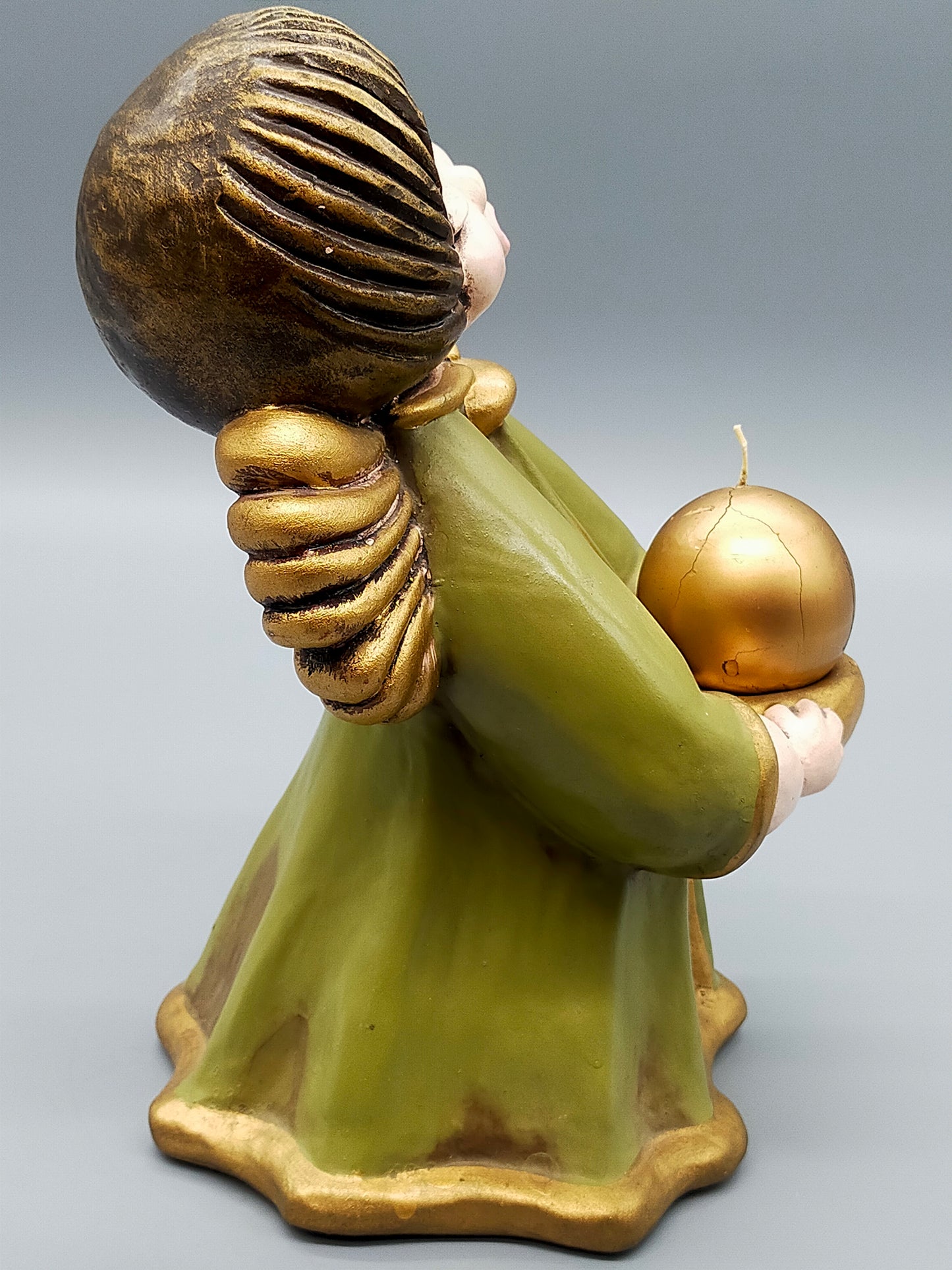 Original Bozner Engel THUN – Große Engel-Figur mit Kerze