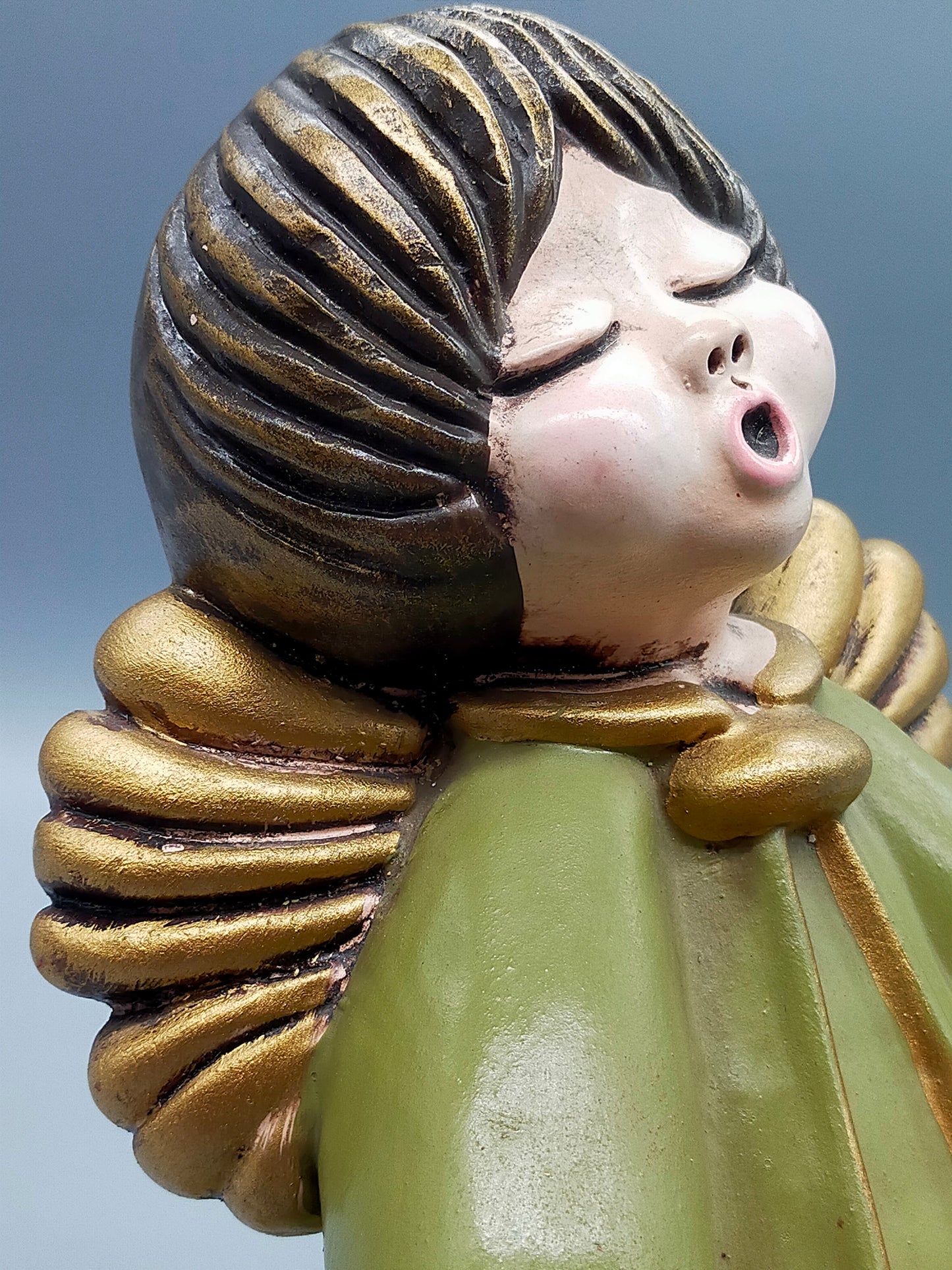 Original Bozner Engel THUN – Große Engel-Figur mit Kerze
