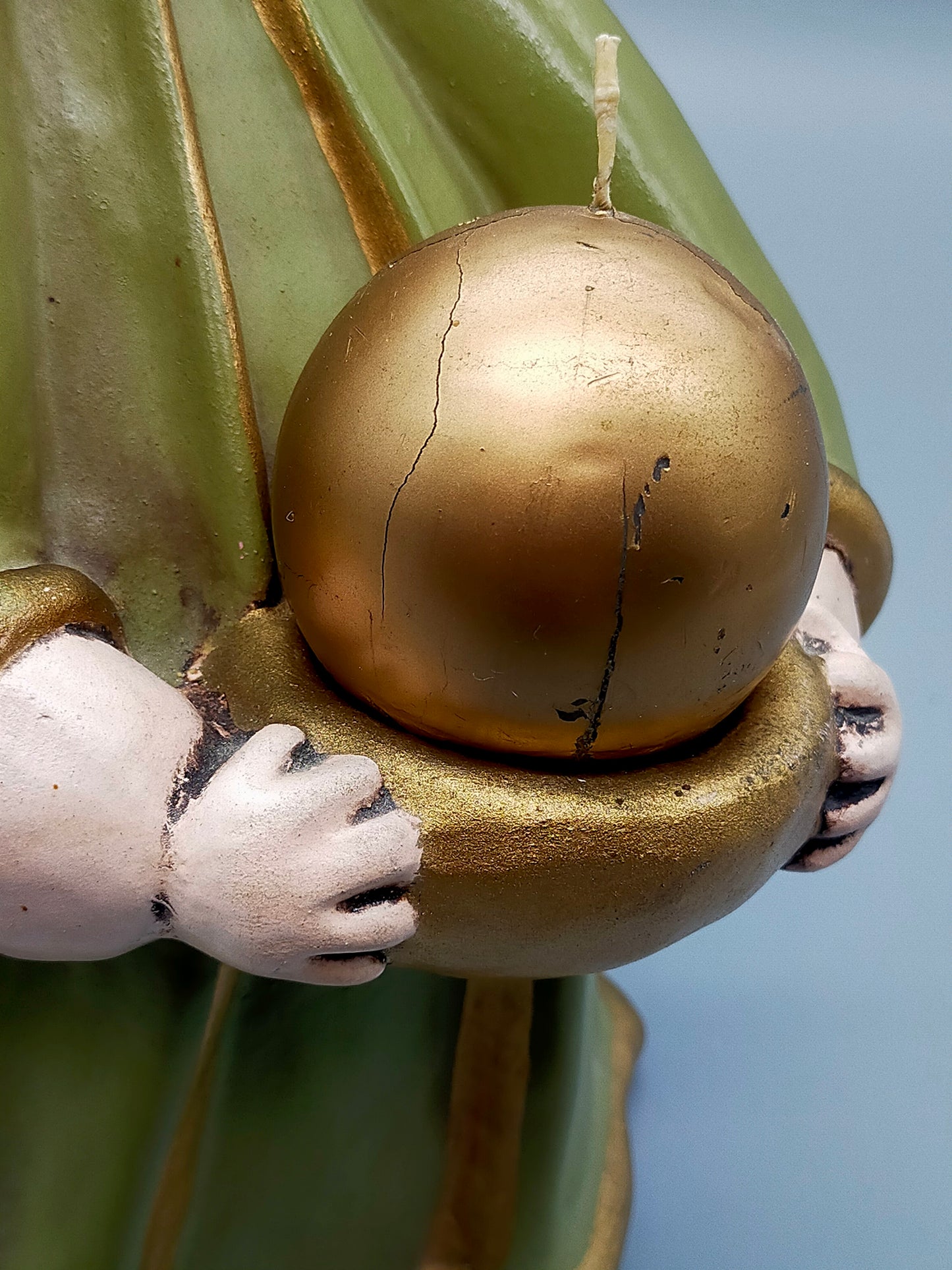 Original Bozner Engel THUN – Große Engel-Figur mit Kerze