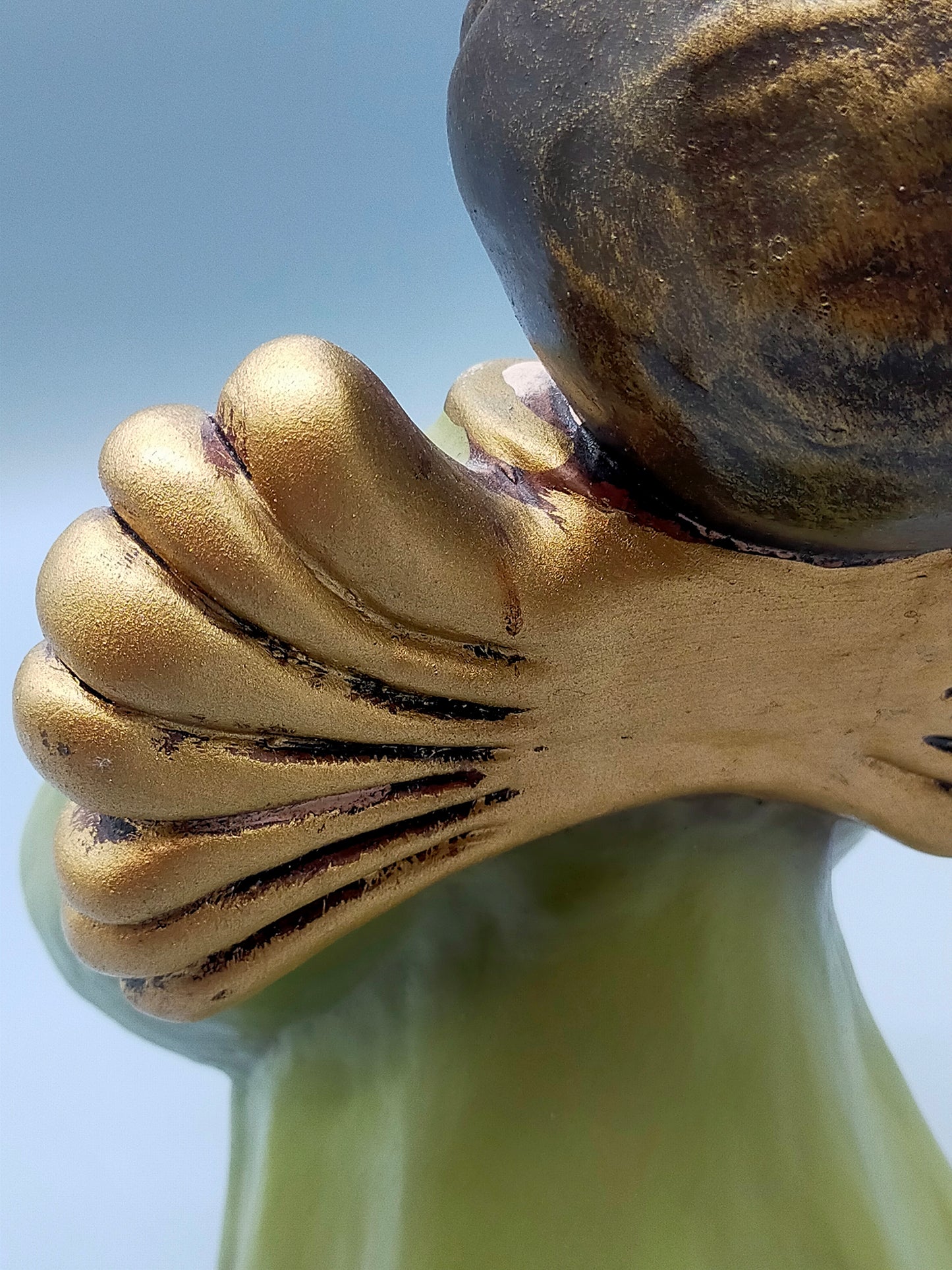Original Bozner Engel THUN – Große Engel-Figur mit Kerze