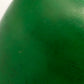 Elegante grüne Keramik Vase mit Goldrand – Stilvolle Tischdekoration