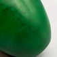 Elegante grüne Keramik Vase mit Goldrand – Stilvolle Tischdekoration