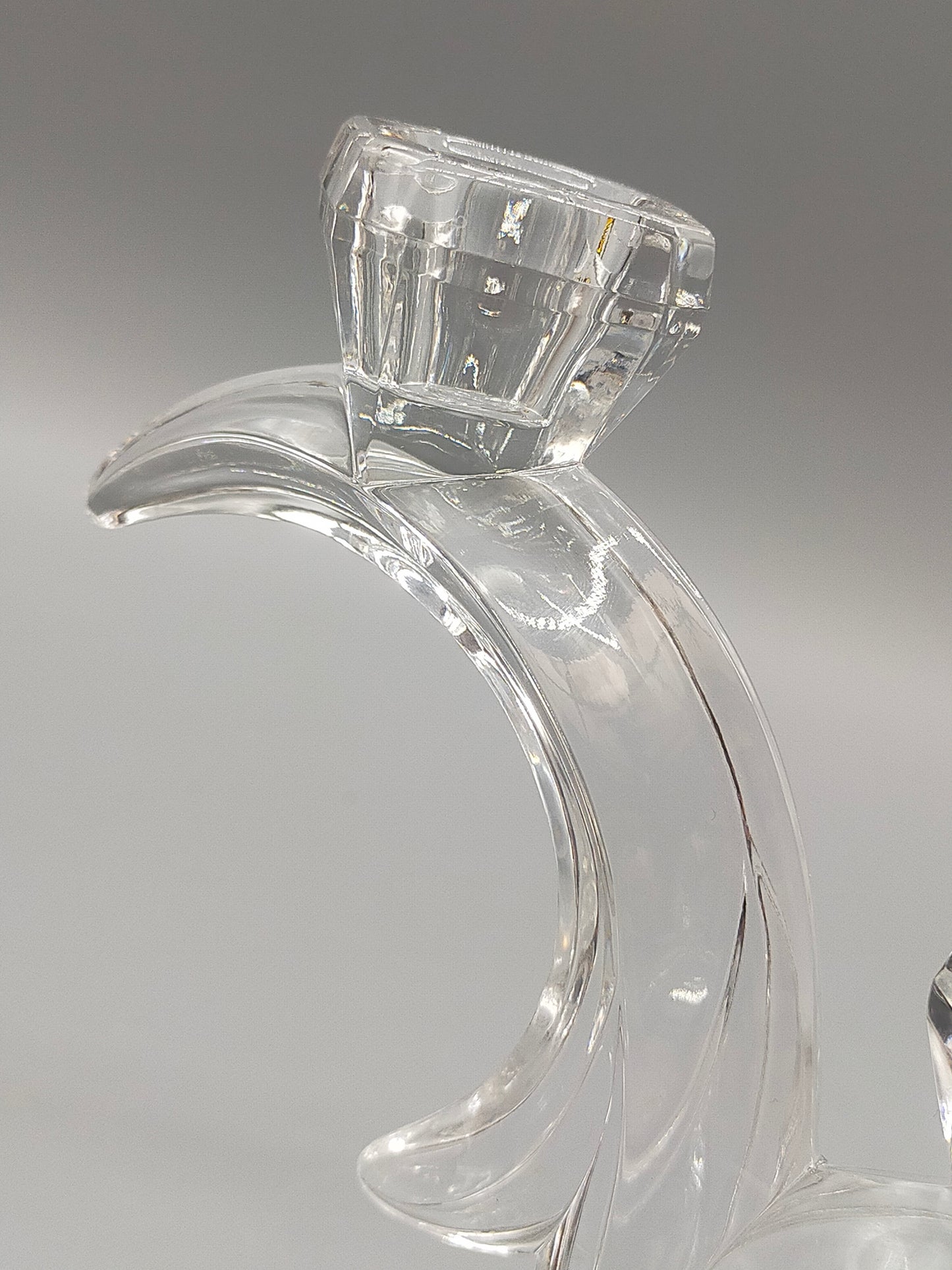 Eleganter Kristall Kerzenleuchter 2 flammig