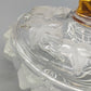 Elegante Kristall Bonbonniere mit Goldknauf – Edle Glasdose