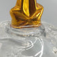 Elegante Kristall Bonbonniere mit Goldknauf – Edle Glasdose