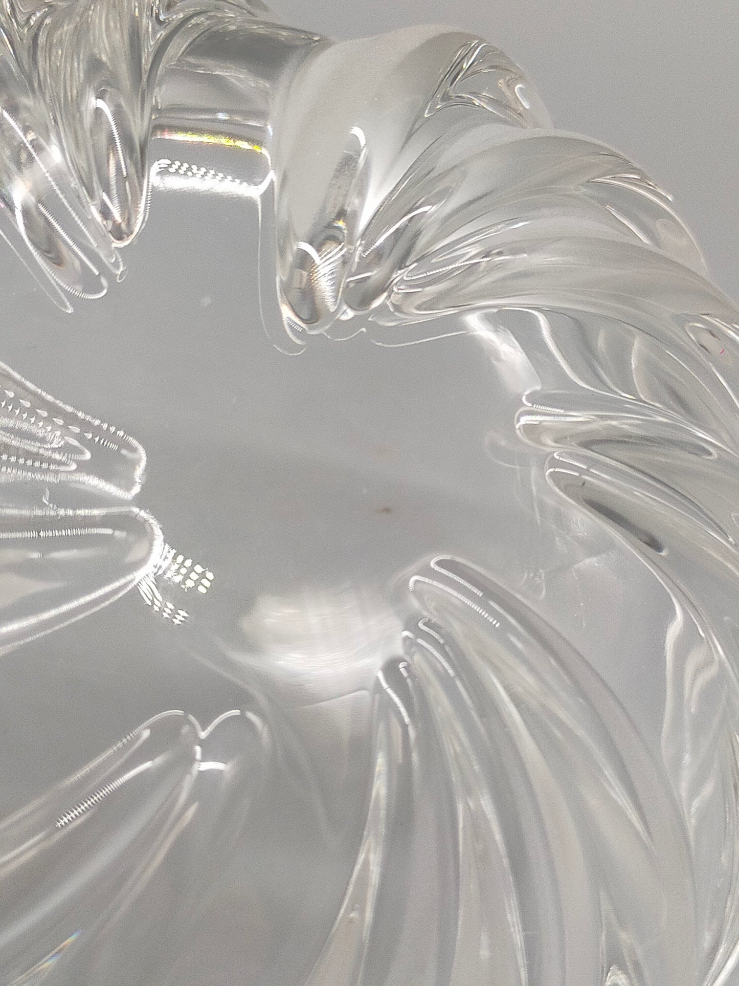 Elegante Kristall Bonbonniere mit Goldknauf – Edle Glasdose