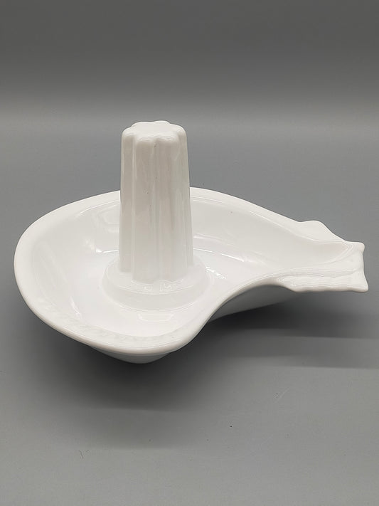Schlichter TCM Porzellan Schmuckhalter & Ringständer in Weiß